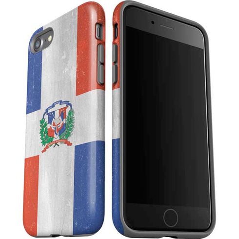 Dominican Republic Flag Faded iPhone SE (2nd & 3rd Gen) Pro Case